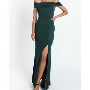 We got this feeling dress in emerald